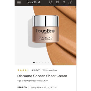 Natura Bissé Diamond Cocoon Sheer Cream Deep Shade New